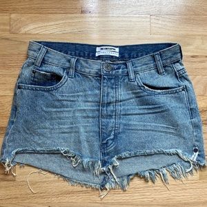 One Teaspoon Denim Skirt